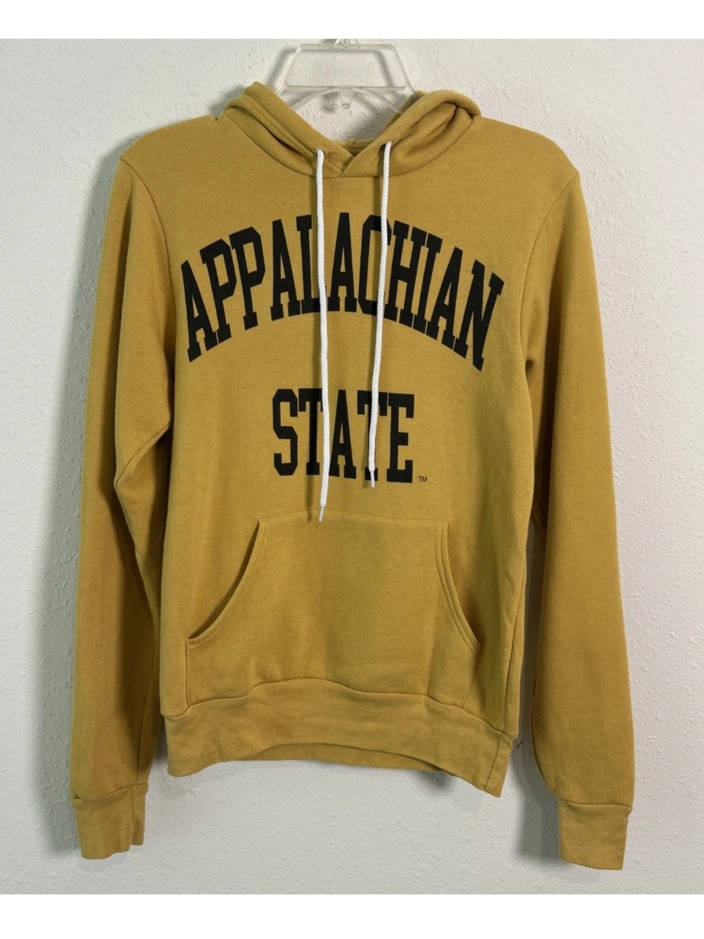 Appalachian State Mountaineers Rustic Yellow Fleece Hoodie Sweatshirt Women’s XS